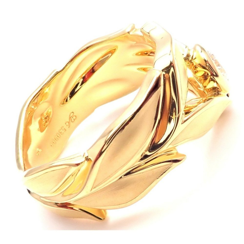 New! Authentic Carrera Y Carrera 18k Mi Princes Greco Roman Diamond Crown Ring​ - Picture 5 of 14